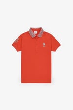 U.S. Polo Assn. Kız Çocuk Nar Çiçeği Tişört Basic 50320284-VR039 - Seçenekler: 3-4 Yıl, 5-6 Yıl, 8-9 Yıl, 7-8 Yıl