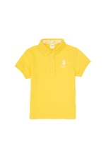 U.S. Polo Assn. Kız Çocuk Sarı Tişört Basic 50288990-VR044