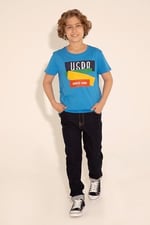 U.S. Polo Assn. Erkek Çocuk Koyu Mavi Pantolon (Jean) 50288530-DN0023