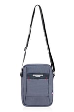 U.S. POLO ASSN. Erkek Çapraz Çantası Plevr236767577,Gri Tek Ebat