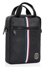 U.S. POLO ASSN. Siyah Unisex Postacı Çantası Plevr23711,Siyah Tek Ebat