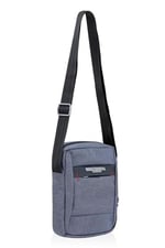 U.S. POLO ASSN. Erkek Çapraz Çantası Plevr236767577,Gri Tek Ebat