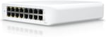 Ubiquiti UniFi anahtarı (USW-Lite-16-PoE, 16 Gigabit Ethernet bağlantı noktası, 8 bağlantı noktası PoE+, duvara monte)