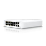 Ubiquiti UniFi anahtarı (USW-Lite-16-PoE, 16 Gigabit Ethernet bağlantı noktası, 8 bağlantı noktası PoE+, duvara monte)