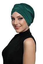 Üç Bantlı Hazır Türban Tesettür Havuz Bonesi