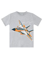 Uçak Erkek Çocuk T-shirt Kamuflaj Şort Takım