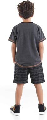 Uçak Erkek Çocuk T-shirt Şort Takım