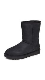UGG W CLASSIC SHORT II Klasik Bot Kadın BLACK (SIYAH) 39