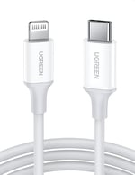 UGREEN 10493 USB kablosu 1 m USB C USB C/Lightning Beyaz