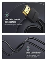 Ugreen 4K 60Hz Micro HDMI to HDMI Kablo 2 Metre - Seçenekler: 1 metre, 2 metri, 3m