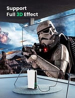 Ugreen 4K HDMI Kablosu ARC 3D Ethernet için PS5 Soundbar, Xbox Series S, Monitör vb. (5M)