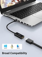 Ugreen 4K Mini Displayport HDMI Çevirici Adaptör, Siyah
