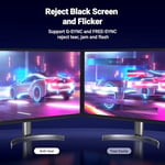 Ugreen 8K 60 Hz Display Port to Display Port 1.4 Örgülü Kablo 3 Metre, Siyah