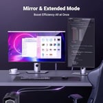 UGREEN 8K 60Hz Displayport 1.4 to HDMI 2.1 Örgülü Kablo, 2m, 80397