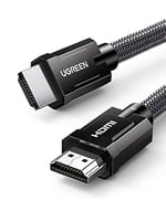 UGREEN 8K HDMI 2.1 Kablo desteği HDR10, eARC, PS5 için 3D, Xbox S, Monitör vb (1m), Gri