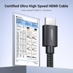 UGREEN 8K HDMI 2.1 Kablo 3D eARC HDCP 2.2/2.3 PC için PS5/PS4 Soundbar HDTV(2m)