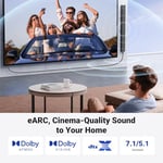 UGREEN 8K HDMI 2.1 Kablo 3D eARC HDCP 2.2/2.3 PC için PS5/PS4 Soundbar HDTV(5m) | 4K@240Hz 10K 8K@60Hz, Dinamik HDR eARC Dolby Atmos, HDCP 2.3, PS5 PS4 Xbox Roku TV HDTV Blu-ray Projektör ile Uyumlu