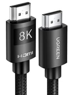 UGREEN 8K HDMI 2.1 Kablo 3D eARC HDCP 2.2/2.3 PC için PS5/PS4 Soundbar HDTV(1m)