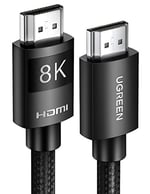 UGREEN 8K HDMI 2.1 Kablo 3D eARC HDCP 2.2/2.3 PC için PS5/PS4 Soundbar HDTV(1m)