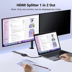 Ugreen Çift Yönlü HDMI Adaptörü, Siyah