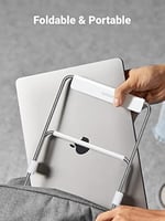 UGREEN Dizüstü bilgisayar standı, paslanmaz çelik, dizüstü bilgisayar tutucu, masa, dizüstü bilgisayar standı, ayarlanabilir, dizüstü bilgisayar standı, MacBook Air, MacBook Pro, X1 Carbon gibi 12 ila