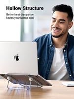 UGREEN Dizüstü bilgisayar standı, paslanmaz çelik, dizüstü bilgisayar tutucu, masa, dizüstü bilgisayar standı, ayarlanabilir, dizüstü bilgisayar standı, MacBook Air, MacBook Pro, X1 Carbon gibi 12 ila