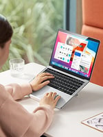 UGREEN Dizüstü bilgisayar standı, paslanmaz çelik, dizüstü bilgisayar tutucu, masa, dizüstü bilgisayar standı, ayarlanabilir, dizüstü bilgisayar standı, MacBook Air, MacBook Pro, X1 Carbon gibi 12 ila