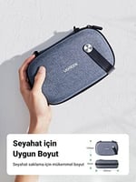 UGREEN Elektronik Aksesuar Kutusu Güç Bankası Kablo Pil Için（Mavi）