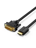 Ugreen HDMI DVI 1080P Çift Yönlü Görüntü Aktarma Kablosu, 2 Metre