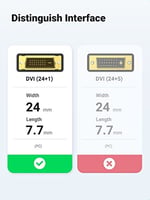 Ugreen HDMI DVI 1080P Çift Yönlü Görüntü Aktarma Kablosu, 5 Metre