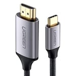 UGREEN iPhone 17/16 Serisi Dell XPS 2M için HDMI Kablosu USB 3.1 4K USB C | Tip C HDMI 4 K 60Hz UHD Adaptörü için iPad Pro/Hava/Mini Samsung S26 Serisi/S25 Serisi/Galaxy Z MacBook Pro Huawei P60 Pro