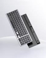 UGREEN Kablosuz Ultra İnce Sessiz Bluetooth İngilizce Q Klavye, Siyah, 15258