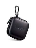 UGREEN Kulaklık çantası Case in Ear kulaklık kılıfı koruyucu kılıf darbeye dayanıklı koruyucu çanta kulaklık saklama kutusu Earphone Cover sert kılıf Airpods, Earpods, MP3 çalar vb. ile uyumlu, Siyah