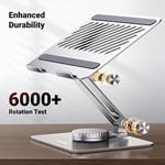 UGREEN Masa için Dizüstü Bilgisayar Standı Ayarlanabilir 360 Döner Taban, MacBook Pro Air Stand, Lenovo Ideapad 3, Dell Chromebook, HP Dizüstü Bilgisayar 17,3 İnçe Kadar Uyumlu