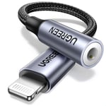 Ugreen Mfi Lightning 3.5mm Kulaklık Aux Dönüştürücü, Siyah