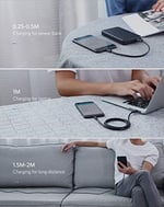 Ugreen Micro USB Data ve Şarj Kablosu, Siyah, 1.5 Metre