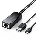 Ugreen Micro USB Ethernet Dönüştürücü Adaptör, Siyah