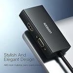 Ugreen Mini Display Port to HDMI VGA DVI Dönüştürücü Adaptör Siyah
