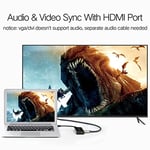 Ugreen Mini Display Port to HDMI VGA DVI Dönüştürücü Adaptör Siyah