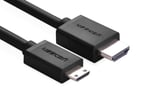 Ugreen Mini HDMI to HDMI 4K 60 Hz v1.4 Ses ve Görüntü Aktarım Kablosu 1.5 Metre