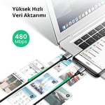 Ugreen Örgülü Micro-USB & USB-A Data ve Şarj Kablosu, 1 Metre, Beyaz