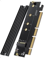 Ugreen PCIe 4.0 x4 x8 x16 Uyumlu 64Gbps NVMe M.2 SSD Dönüştürücü Adaptör