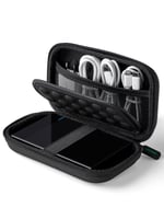UGREEN Sabit Disk Çantası 2.5 İnç Kasa Harici Sabit Disk Çantası Suya Dayanıklı Eva Evrensel Powerbank Çantası Kablo Çanta Düzenleyici WD Elements, My Passport, Seagate, SanDisk, HDD, SSD ile Uyumlu