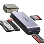 UGREEN SD, CF, micro SD ve MS USB kart okuyucu için USB 3.0 kart okuyucu, CF, SD, SDHC, SDXC, micro SD, micro SDHC, micro SDXC, MS vb. için daha fazla kart okuyucusunun eşzamanlı okunması