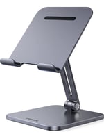 UGREEN Tablet Standı Alüminyum Ayarlanabilir Tablet Tutacağı iPad ile Uyumlu Galaxy Tab (Antrasit)