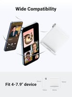 UGREEN Taşınabilir Telefon Standı Ayarlanabilir iPhone ile Uyumlu Galaxy Huawei (Beyaz)