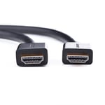 Ugreen UHD 4K Yüksek Hızlı Ethernet ve HDMI Kablosu, 2 Metre, Siyah - Seçenekler: 1mt, 2 metre, 3 mètres, 8mt, 5mt, 12mt, 15mt
