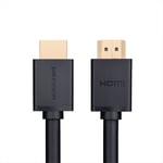 Ugreen UHD 4K Yüksek Hızlı Ethernet ve HDMI Kablosu, 2 Metre, Siyah - Seçenekler: 1mt, 2 metre, 3 mètres, 8mt, 5mt, 12mt, 15mt