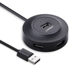 Ugreen USB 2.0 4 Portlu Hub Çoklayıcı, Siyah