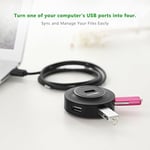 Ugreen USB 2.0 4 Portlu Hub Çoklayıcı, Siyah